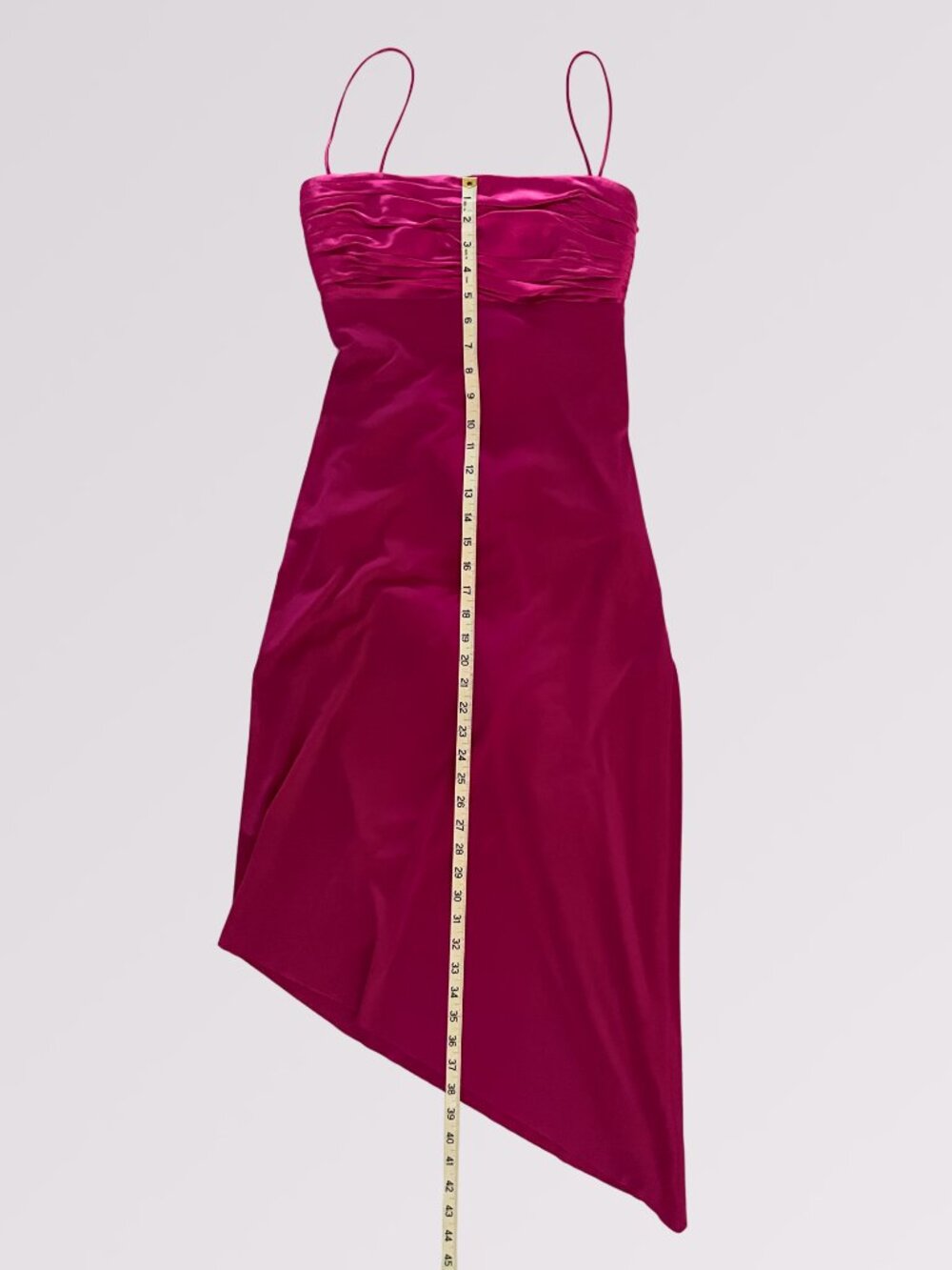 Vintage Mary L Couture Magenta Cutout Back Dress | Size 6 | Made in USA - Picture 10 of 12